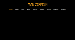 Desktop Screenshot of mad-zeppelin.de