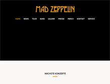 Tablet Screenshot of mad-zeppelin.de